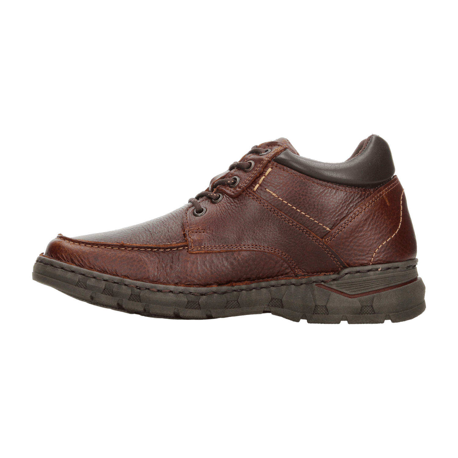 Bota Lobo Solo Hombre Casual Artesanal Cintas Café Caballero — imagen 5