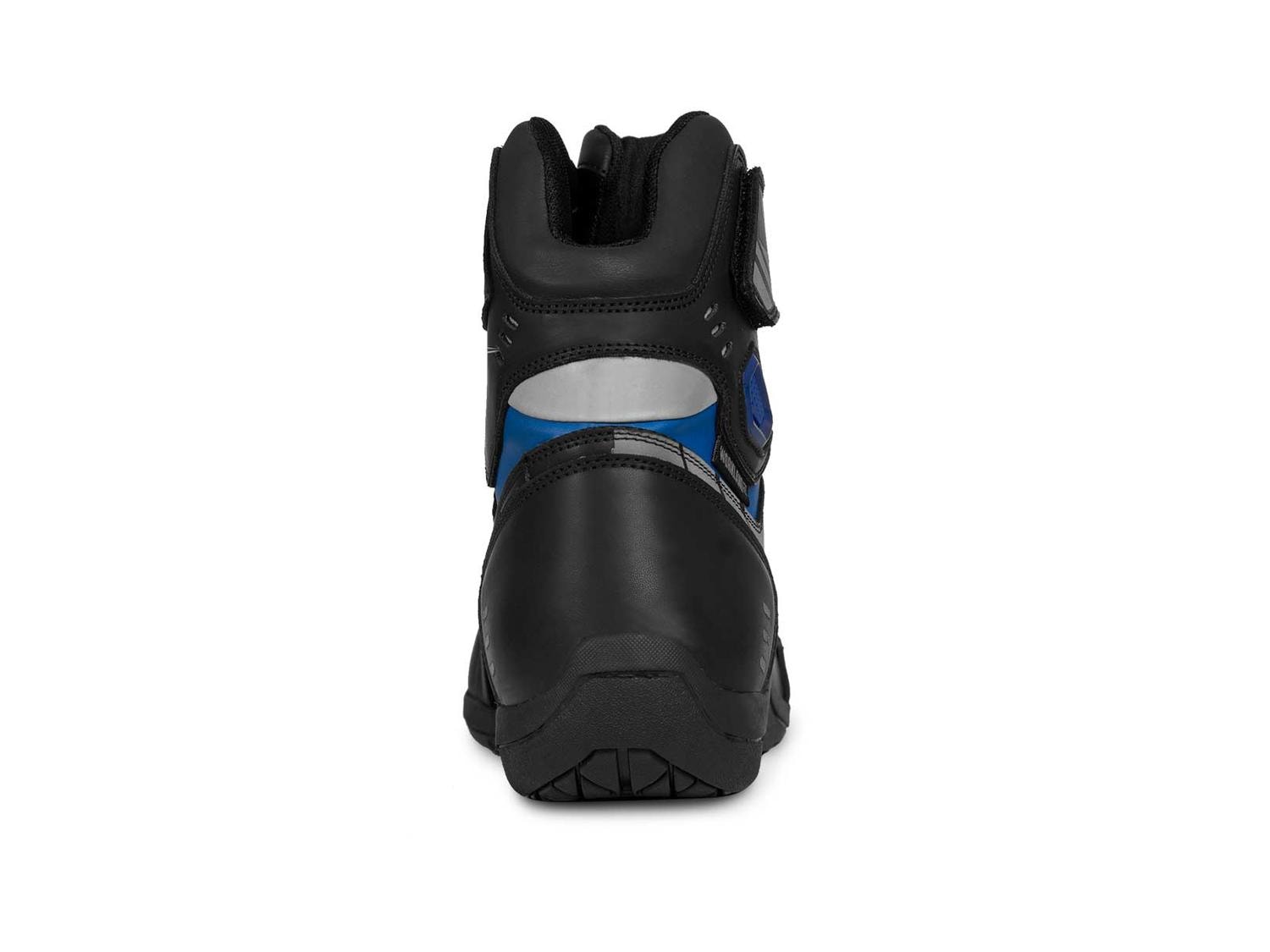 Botas hombre motociclista biker touring WKL 80016 Negro Azul — imagen 6