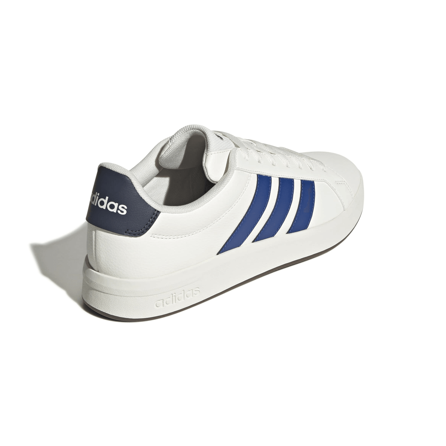 Tenis Adidas Grand Court Base 3.0 Hombre Blanco Casual Cinta Caballero — imagen 3