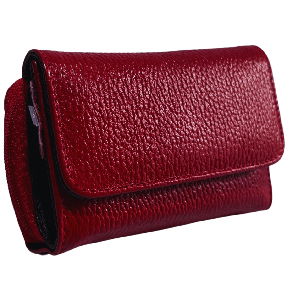 Cartera Mini Con Cierre Piel Legitima — imagen 4