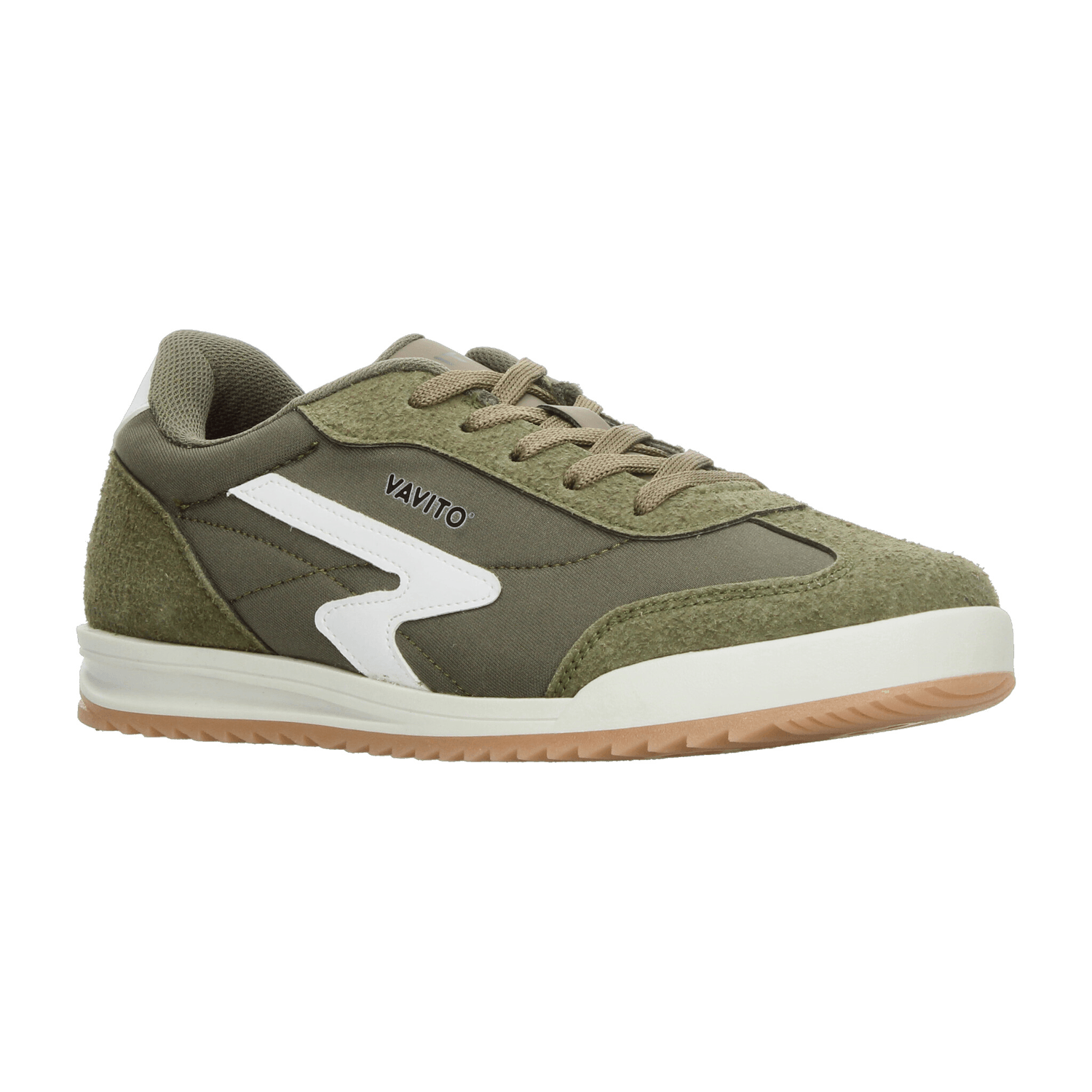 Tenis Vavito Hombre Casual Diario Cintas Ajustables Cómodo Verde Caballero — imagen 2