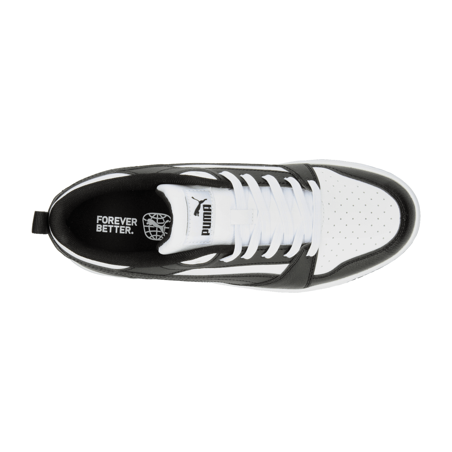 Tenis Puma Rebound Low Hombre Casual Negro Caballero — imagen 8