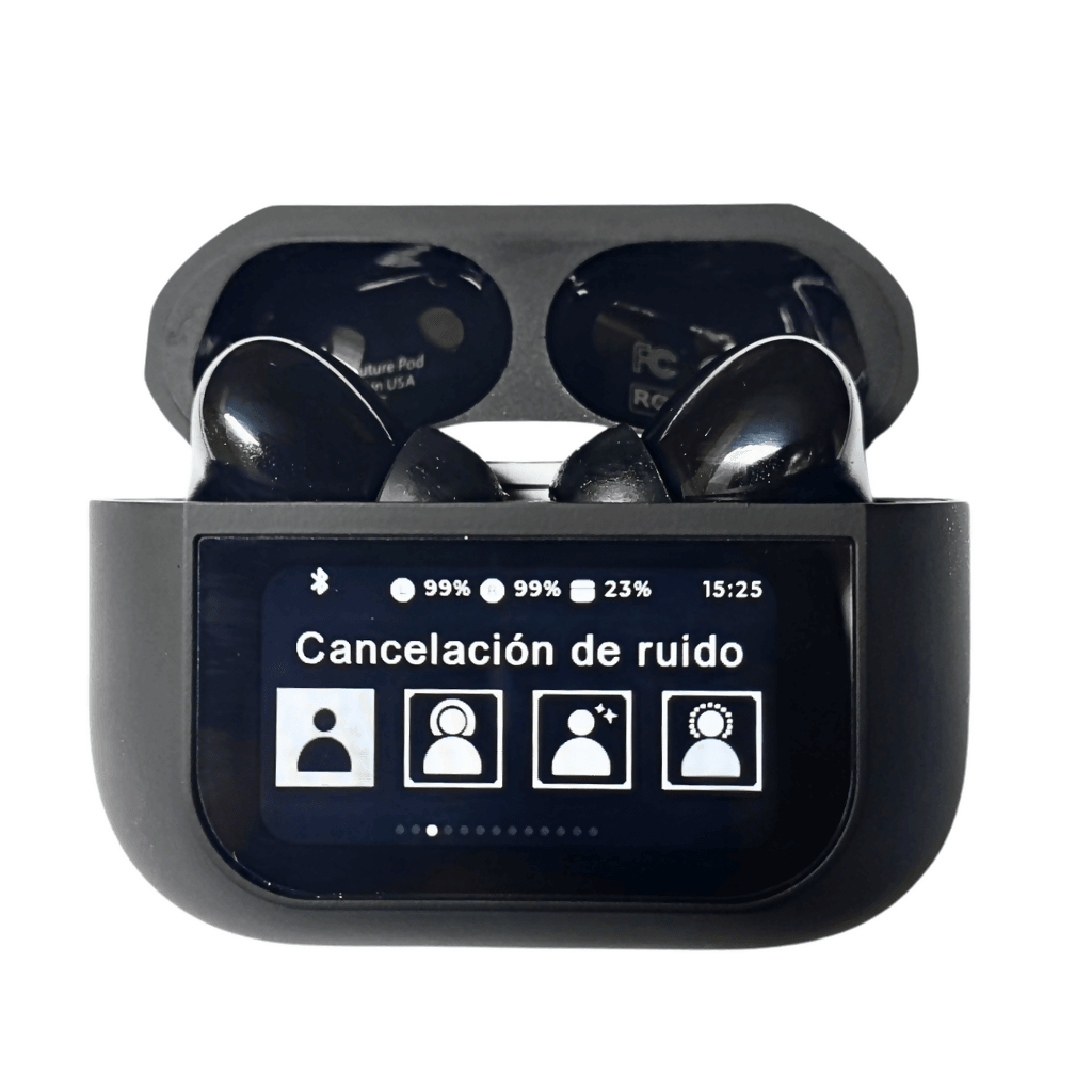 Smartwatch Filwans GTR Plata + Audífonos G-tide Future Pods Negro — imagen 9