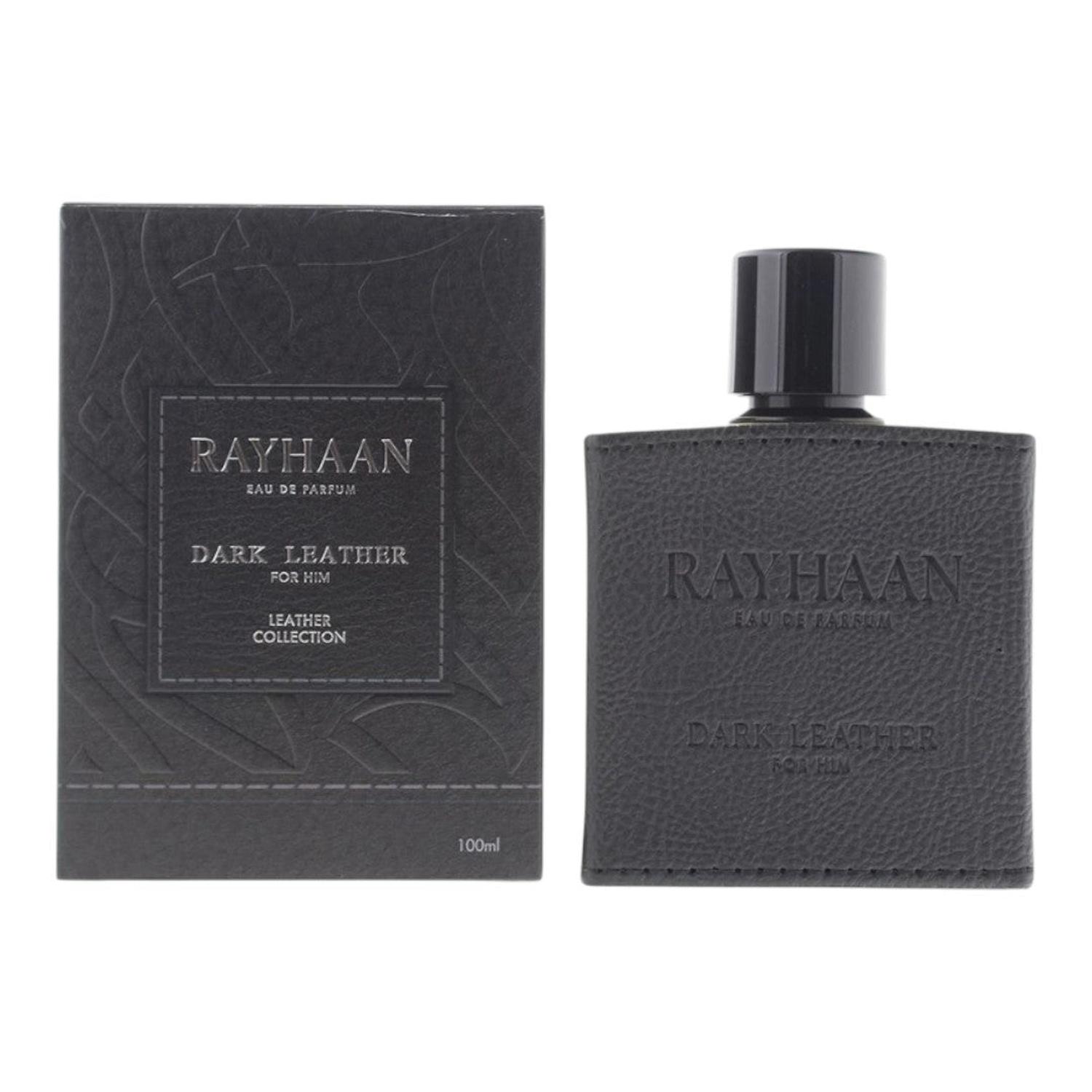 RAYHAAN DARK LEATHER FOR HIM LEATHER COLLECTION EDP 100 ML — imagen 3