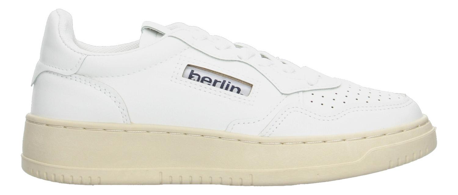 Tenis Berlín Dama Cintas Plataforma Casual Blanco Mujer — imagen 1