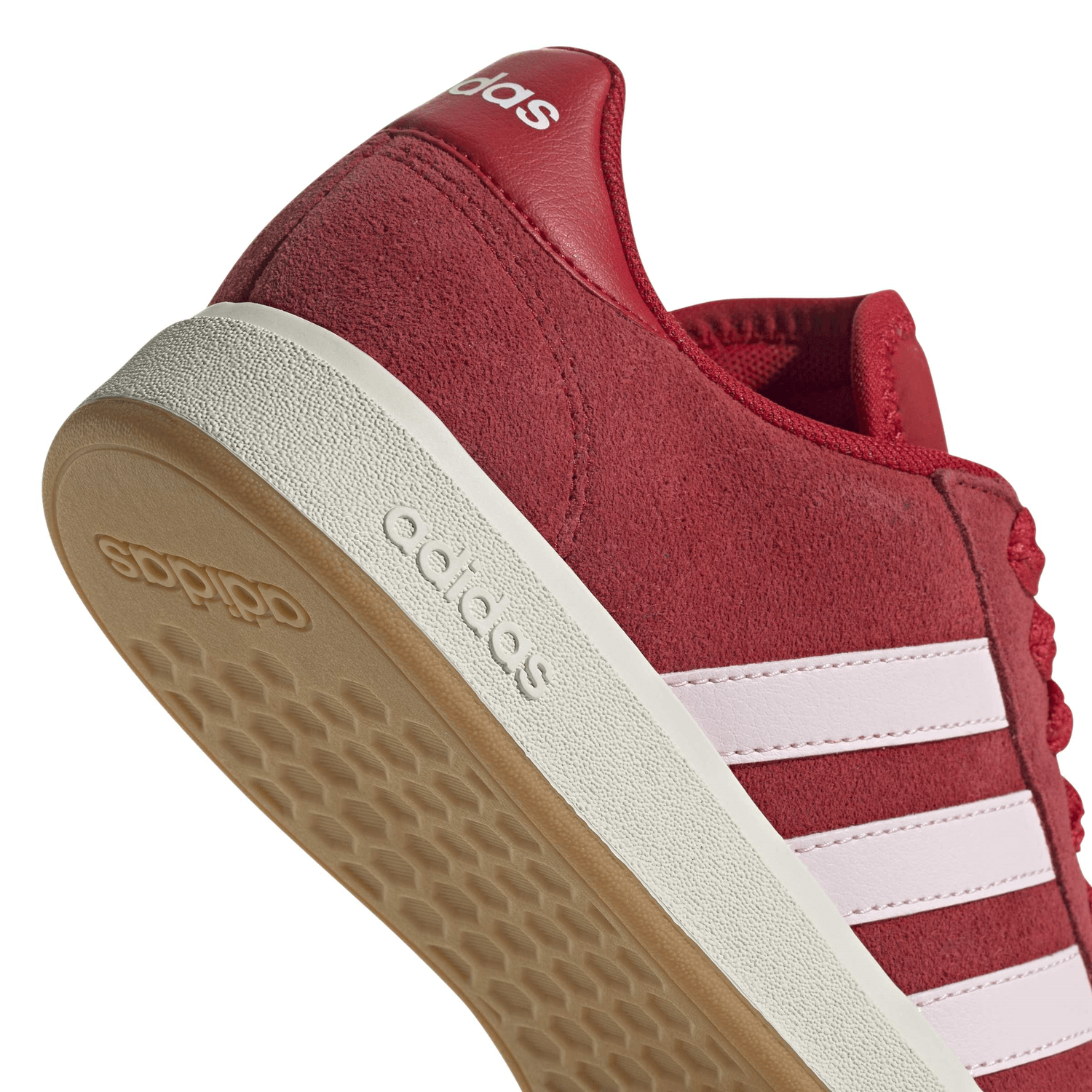 Tenis Adidas Grand Court Base 00s Dama Rojo Casual Mujer — imagen 7