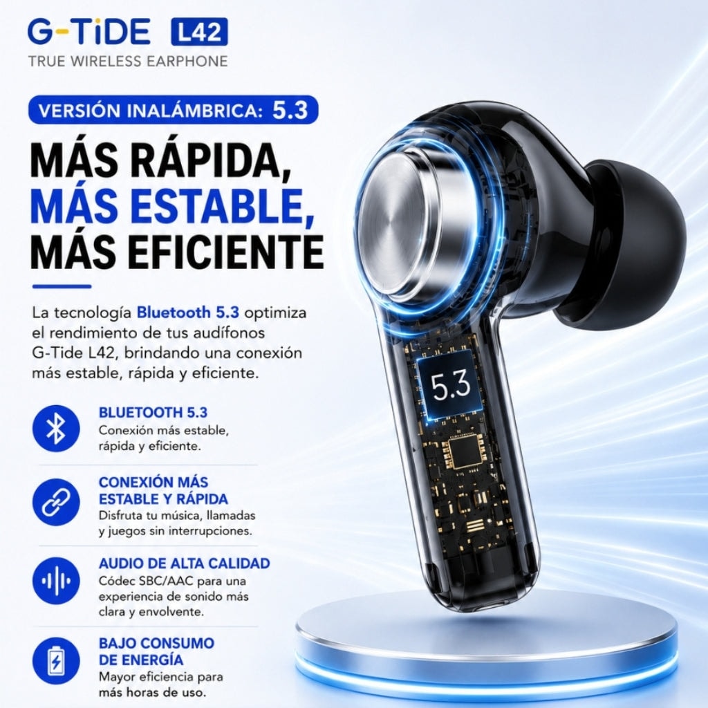 SMARTWATCH WATCH 5 ACTIVE (NEGRA) + AUDIFONOS G-TIDE L42 (NEGRO) + POWER BANCK G-TIDE P1 (NEGRA) — imagen 7