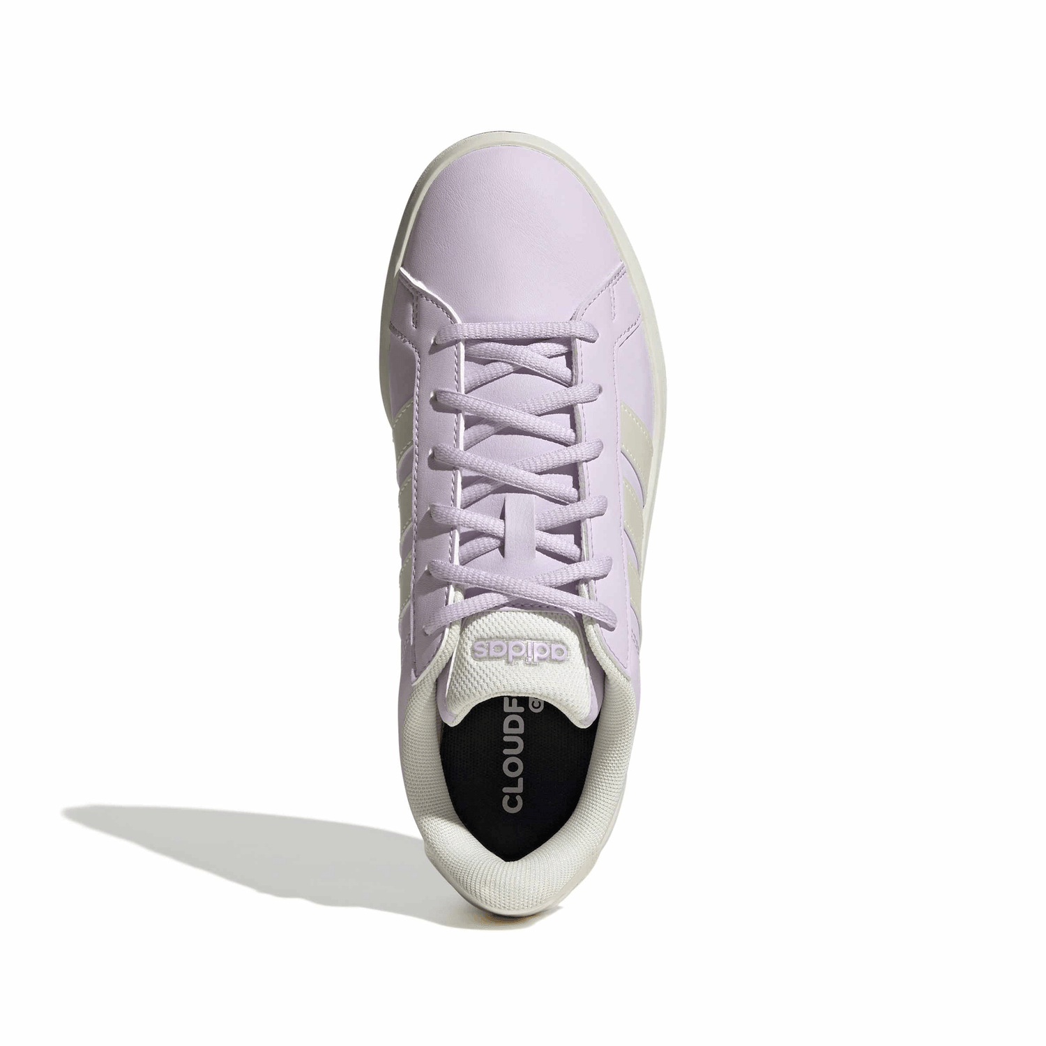 Tenis Adidas Grand Court Base 3.0 Dama Lavanda Casual Para Mujer — imagen 8