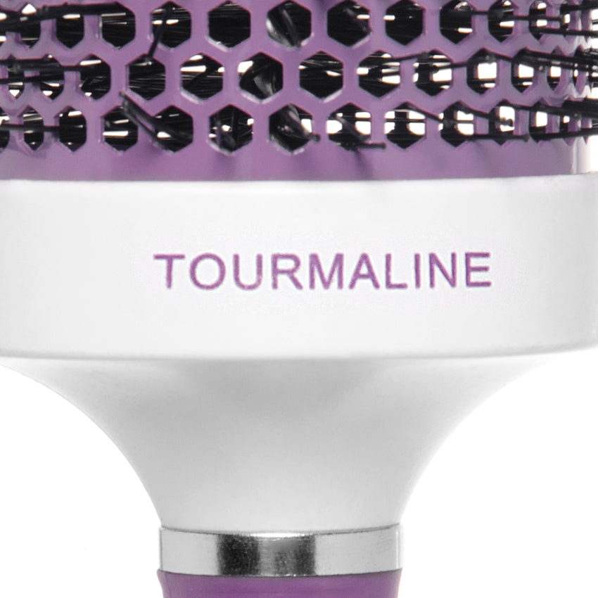 Cepillo de Cabello Térmico Redondo Ceramica Turmalina 2 1/2" Uso Profesional Estetica Timco CTM-4 — imagen 4
