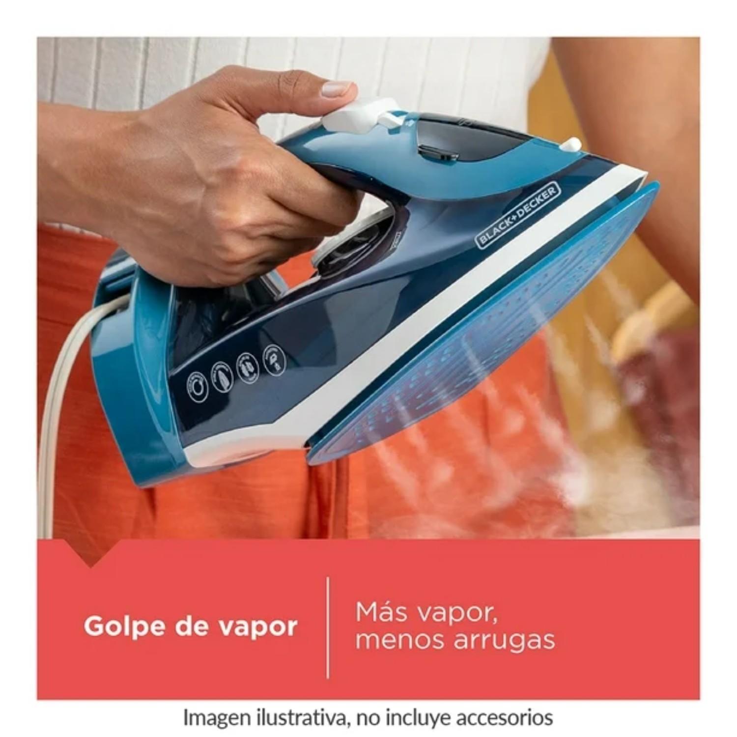 PLANCHA VAPOR BLACK & DECKER VAPOR ICR004BLA RETRÁCTIL — imagen 4