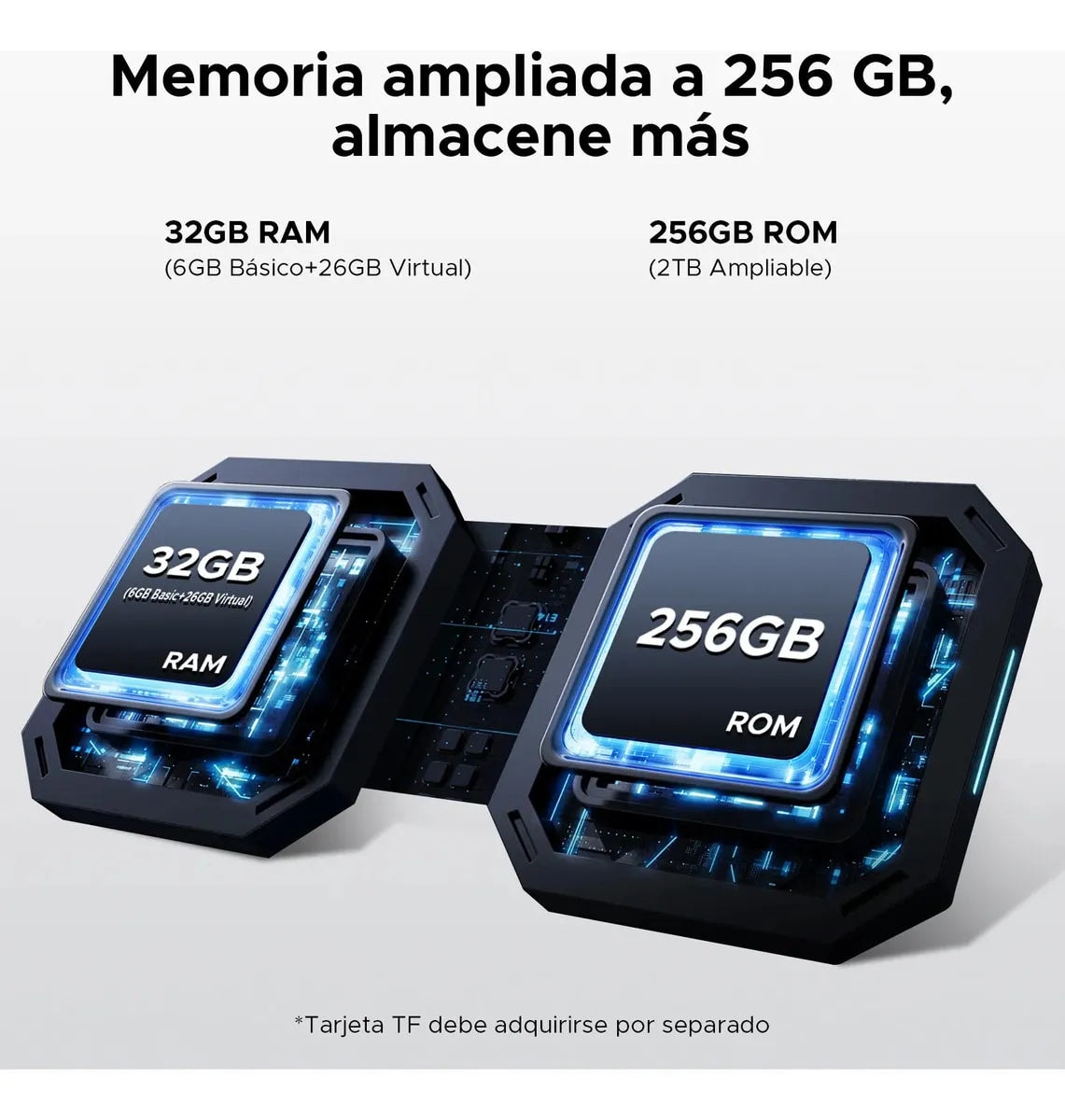 DOOGEE Blade10 Pro Energy 256GB 32GB RAM Android 15 – Celular Rugged 6150mAh 50MP Dual SIM — imagen 5