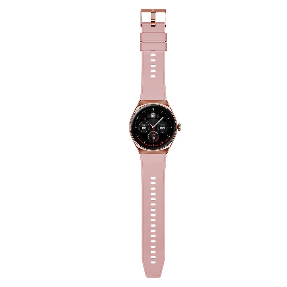 Smartwatch Reloj Kronos Trek STF Pantalla 1.38" Resistencia al agua IP67 Rosa — imagen 4
