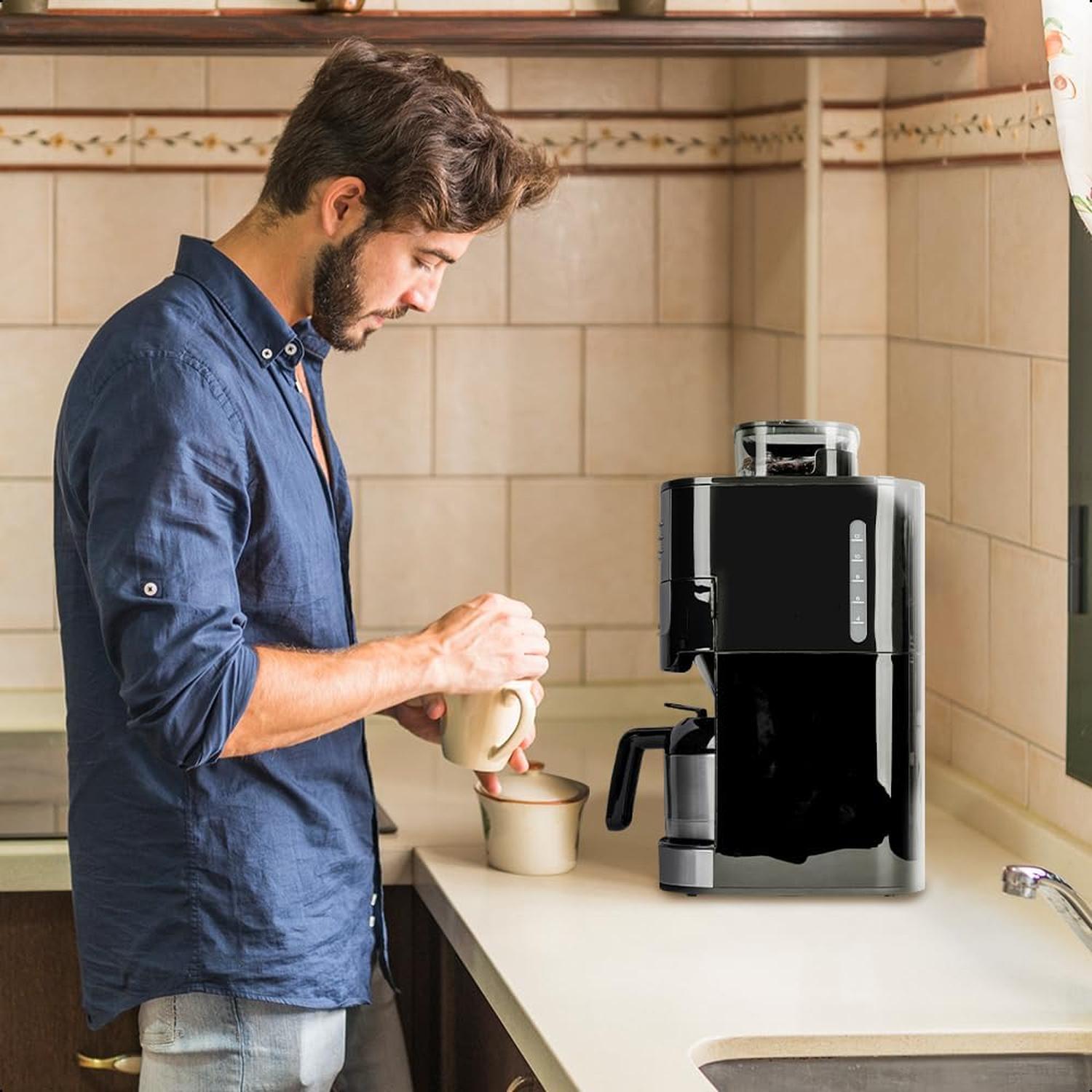 Cafetera con Molino de Café 2 en 1 Daewoo DCM-1989 8 Tazas — imagen 8