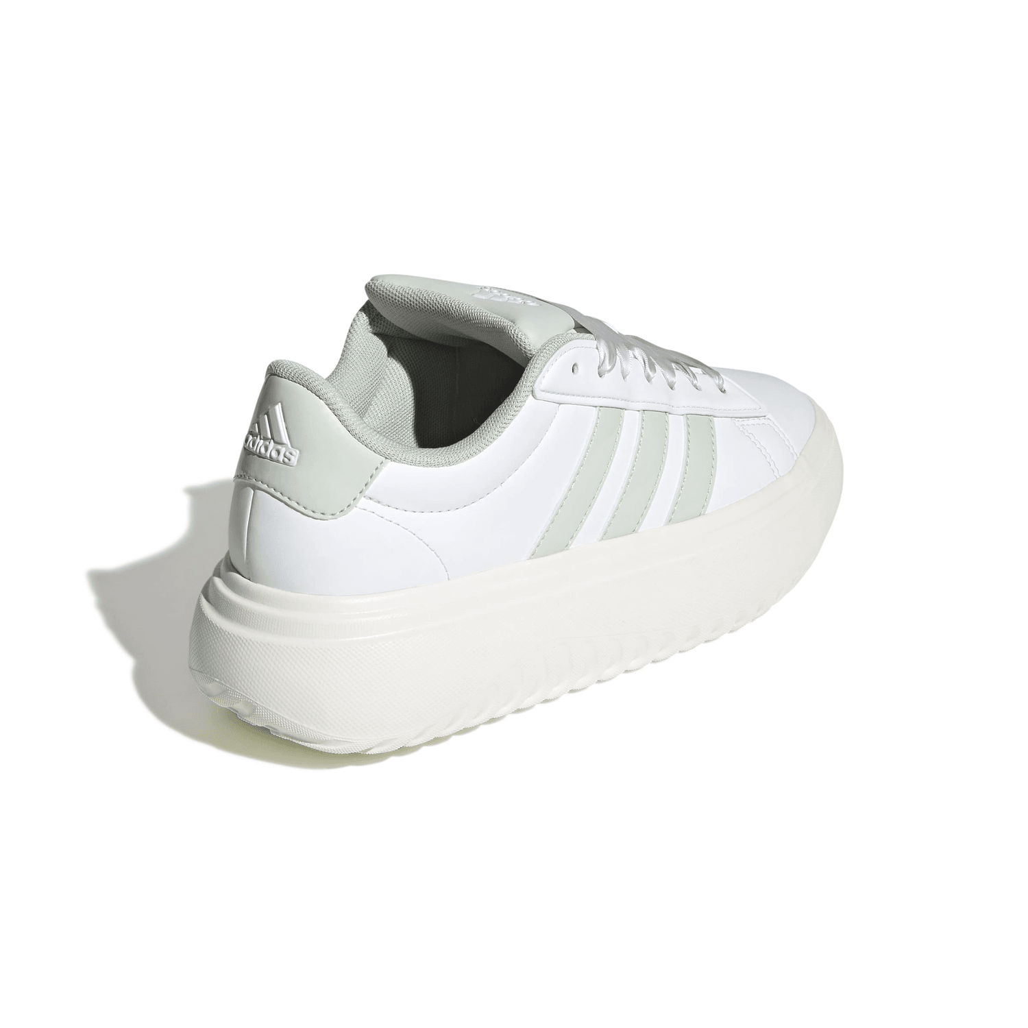 Tenis Adidas Grand Court Dama Blanco Plataforma Para Mujer — imagen 4