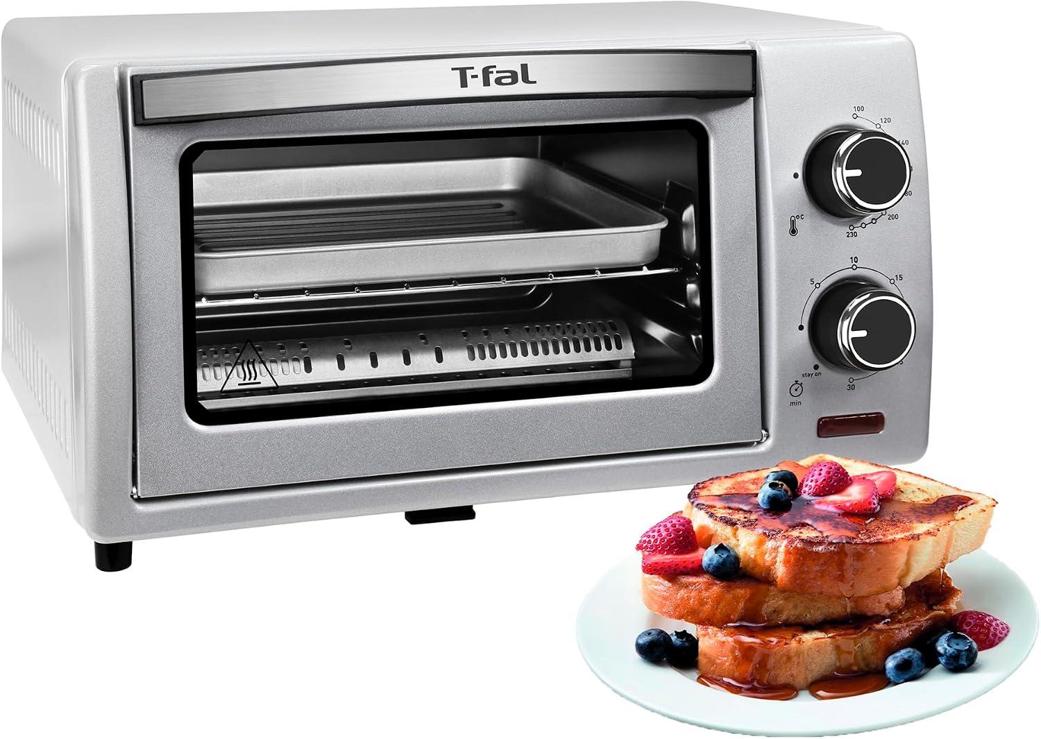 Horno Tostador Mini T-fal OF500EMX 9 L 4 Rebanadas 800 W — imagen 1