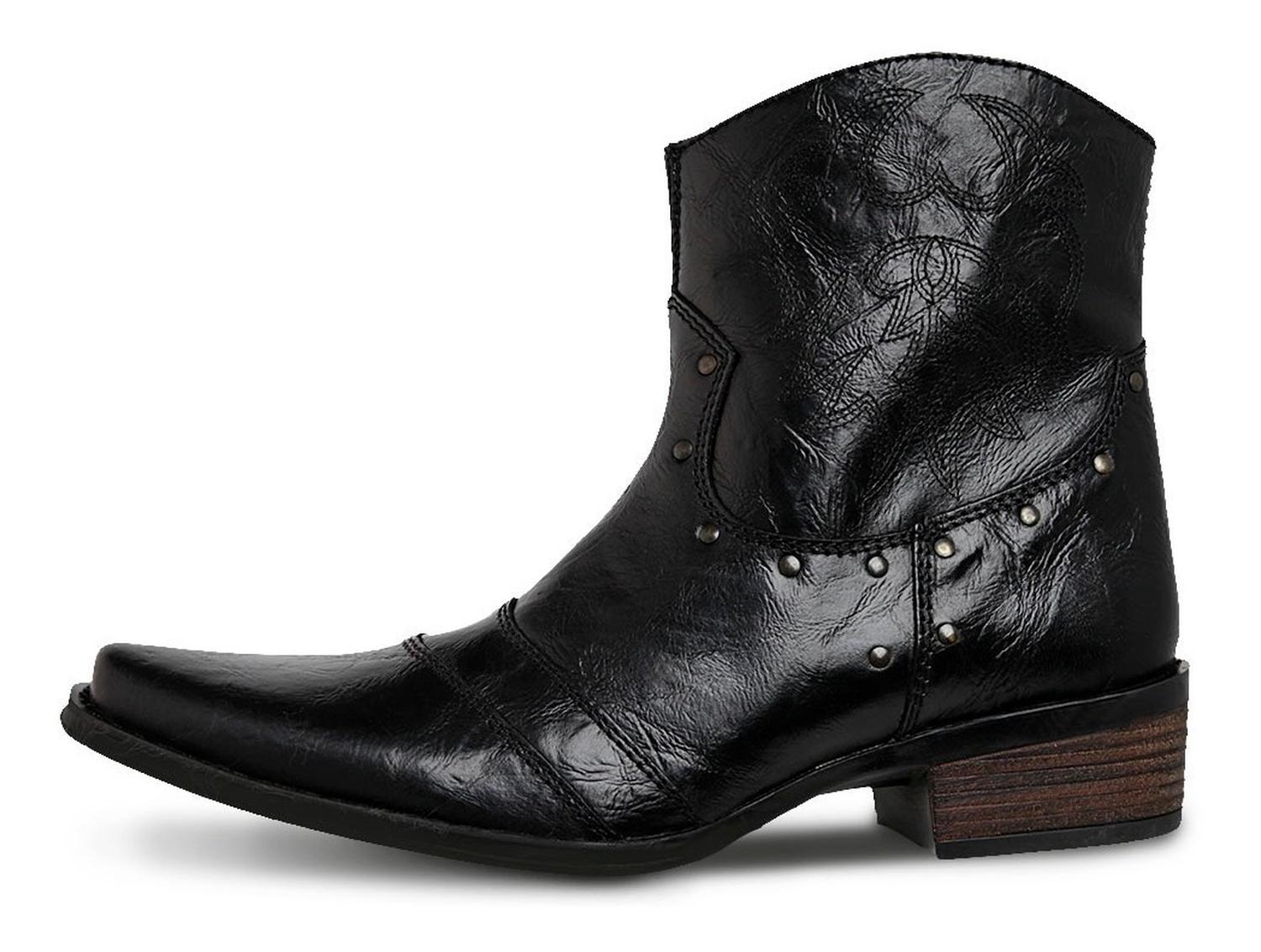 Botin Vaquero Hombre Urban Cowboy Negro 40702 — imagen 3