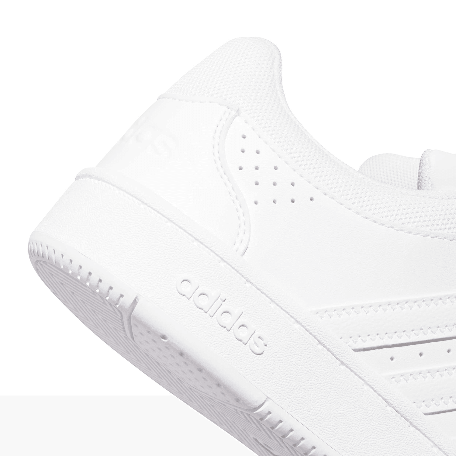 Tenis Adidas Hoops Classic Dama Blanco Casual Cintas Mujer — imagen 7