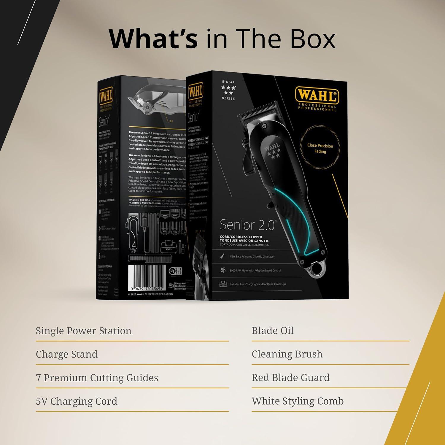 Máquina Cortar Cabello Wahl 5 Star Inalámbrica 3027984 — imagen 8