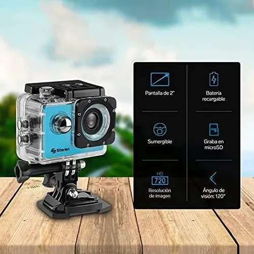 Cámara Deportiva Para Niños Steren Cam-kids Hd Fotos Y Video — imagen 10