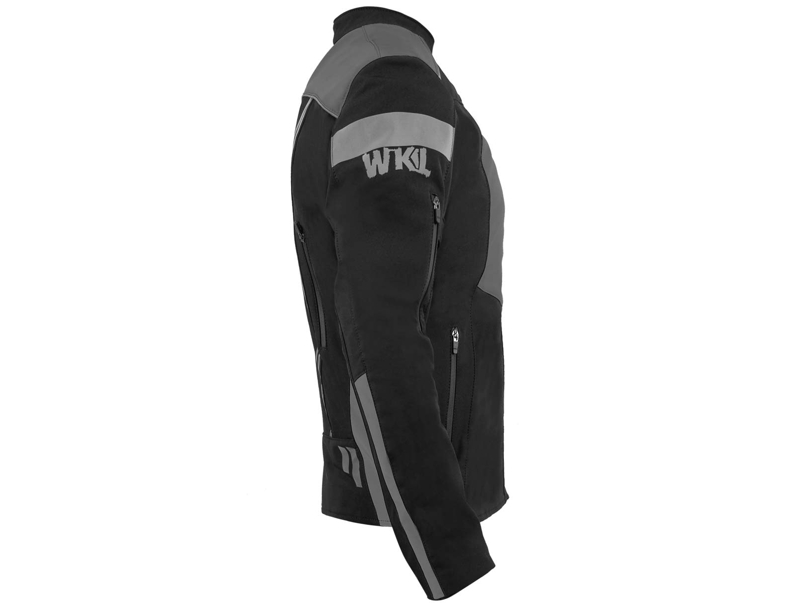 Chamarra Moto Hombre Impermeable Biker Protecciones WKL N/G — imagen 10