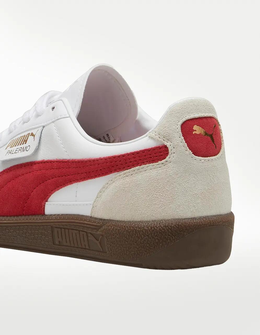 Tenis Puma Palermo LTH Blanco Beige - Hombre — imagen 5