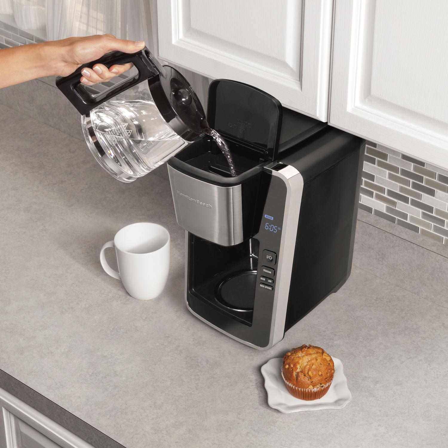 CAFETERA HAMILTON BEACH 46321 PROGRAMABLE 12 TAZAS — imagen 8