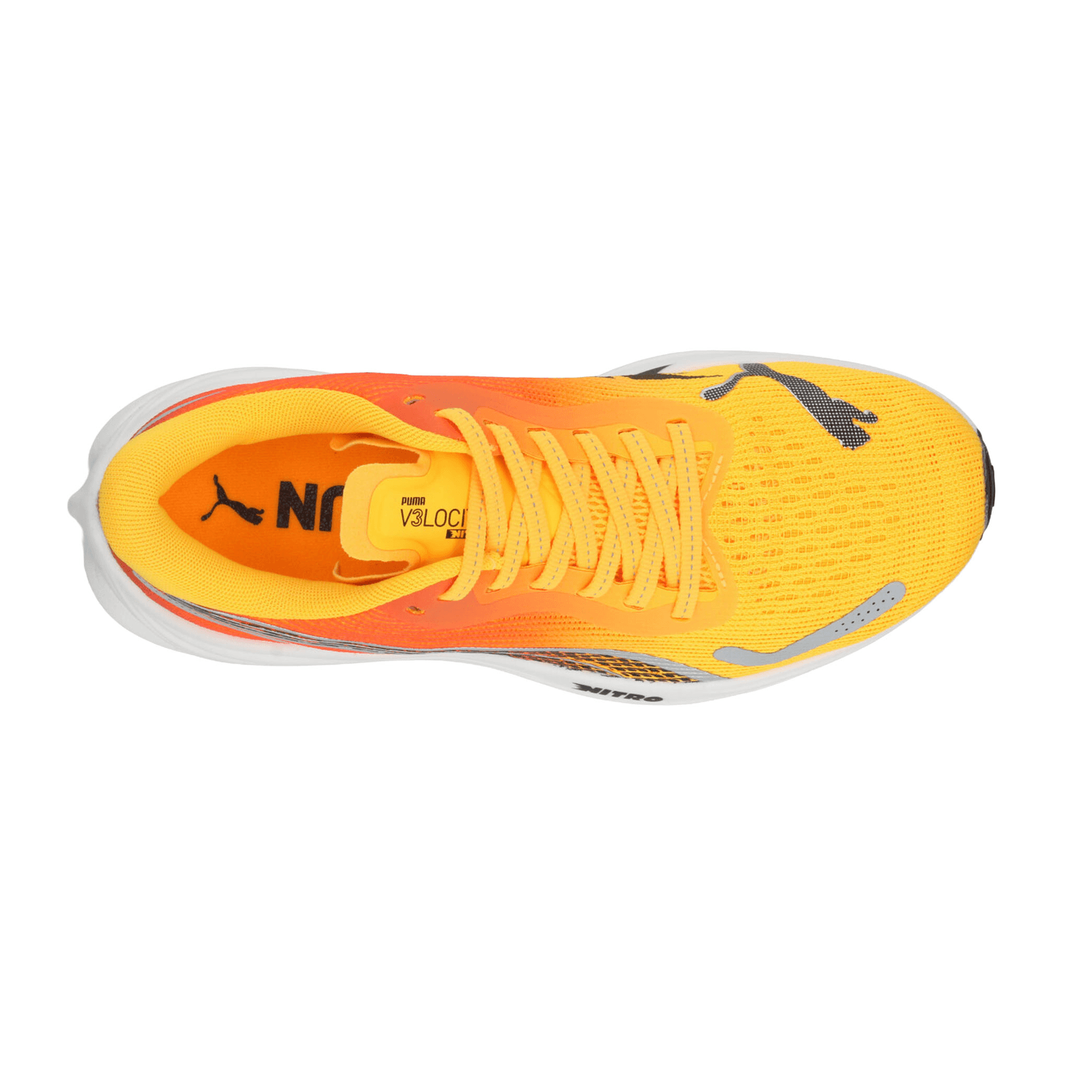 Tenis Puma Velocity Nitro 3 Dama Naranja Running Para Mujer — imagen 9