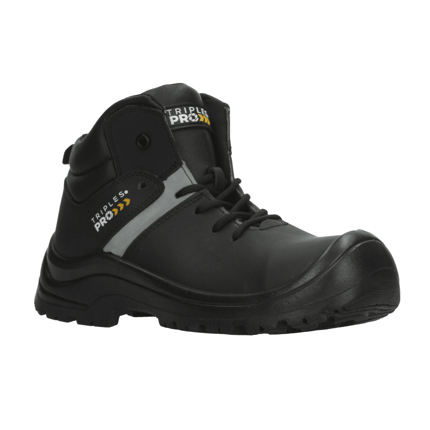 Bota Triples Pro Hombre Industrial Trabajo Casual Negro Caballero — imagen 2