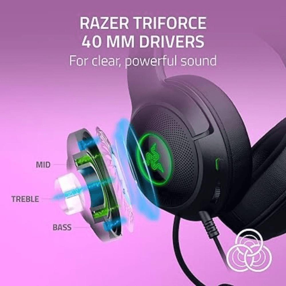 Audifonos Alambricos Razer Kraken Kitty V2 - Negro — imagen 6