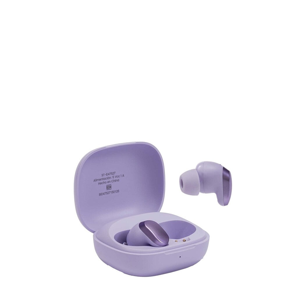 Audifonos Inalambricos Tws Cherry STF 36hrs Uso ENC Protección IPX4 Lila — imagen 4