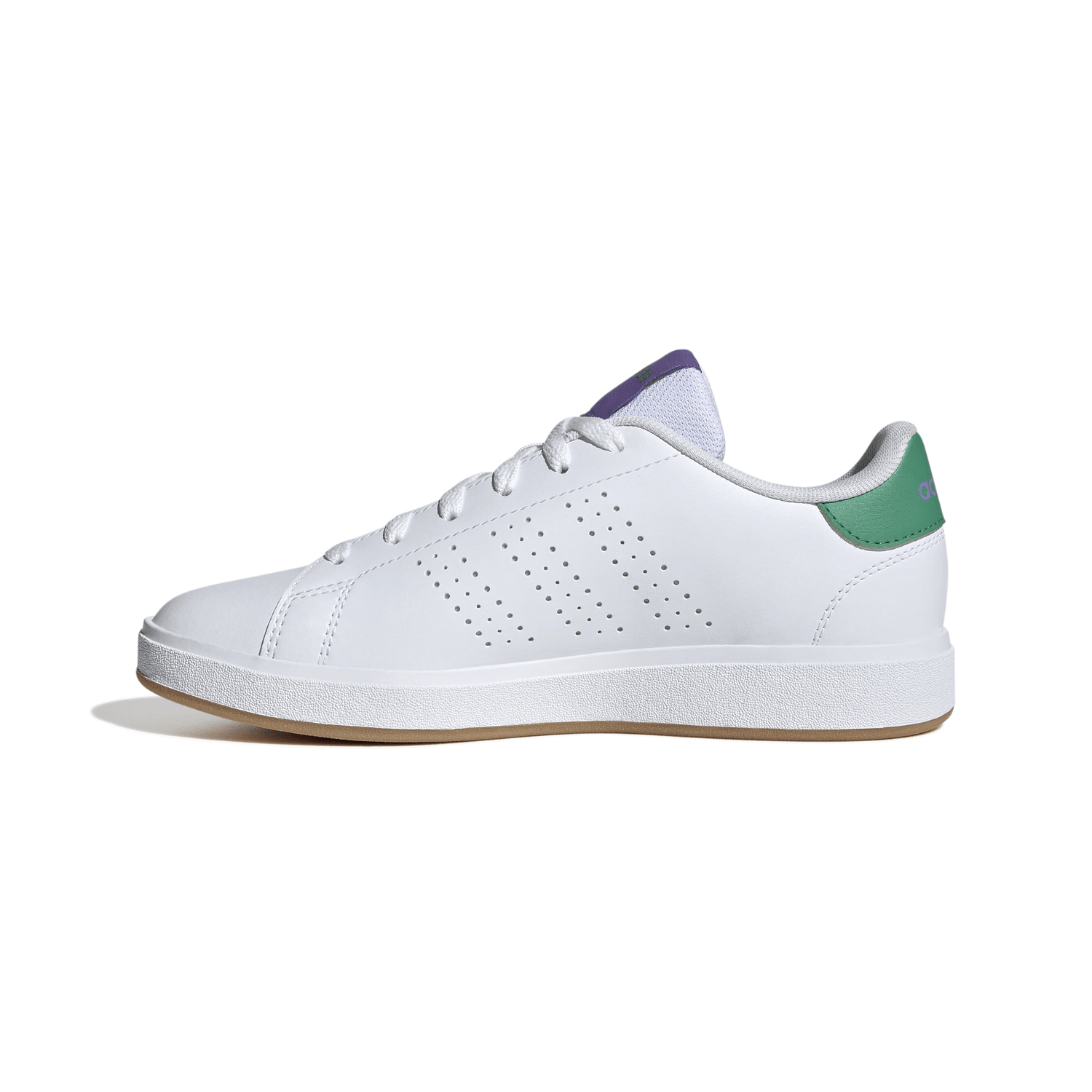 Tenis Dama Adidas Advantage Base 2.0 Blanco Casual Mujer — imagen 5