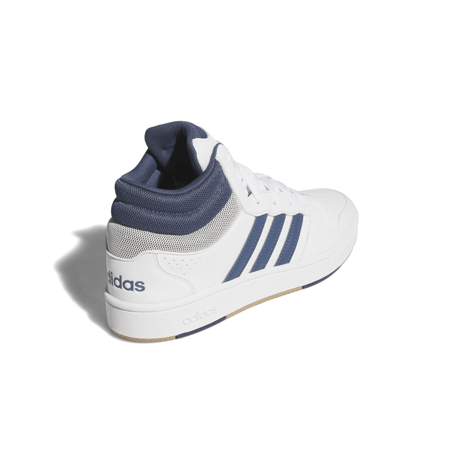 Tenis Adidas Hoops Mid Classic Hombre Blanco Casual Para Caballero — imagen 4