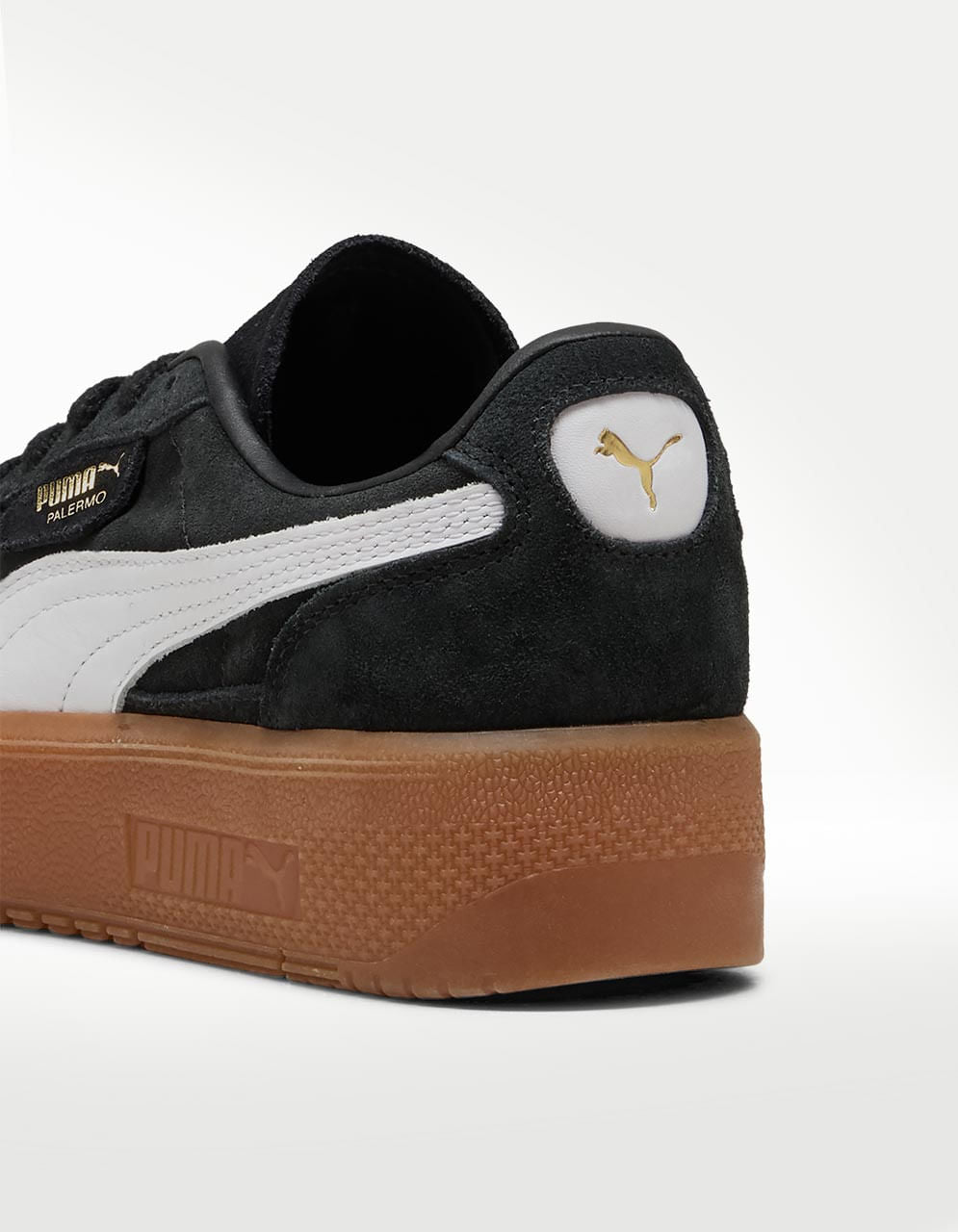 Tenis Puma Palermo Elevata Negro - Mujer — imagen 4