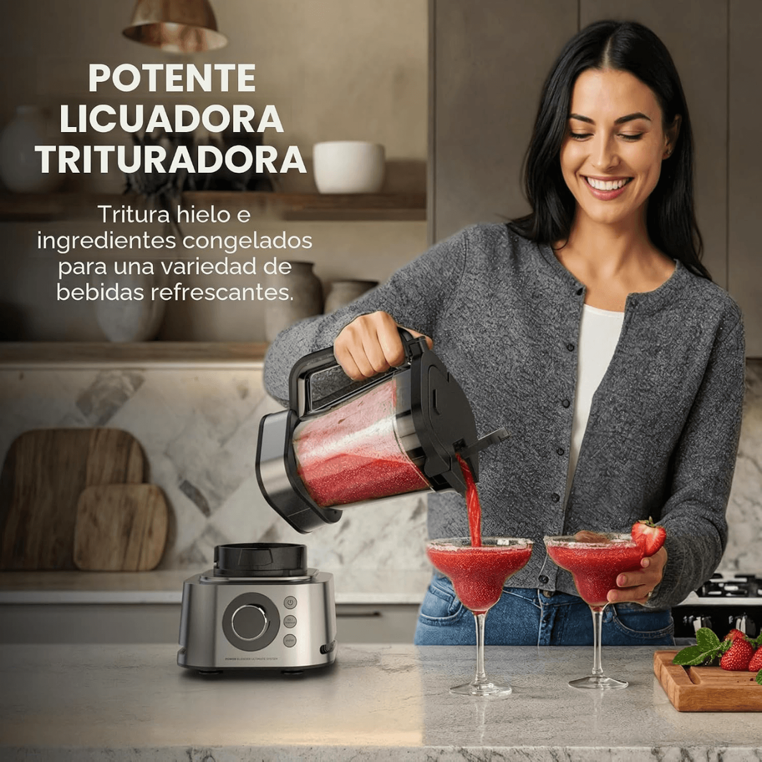 Licuadora Ninja Foodi SS401 Power Blender 1200 W 2.1 L — imagen 2