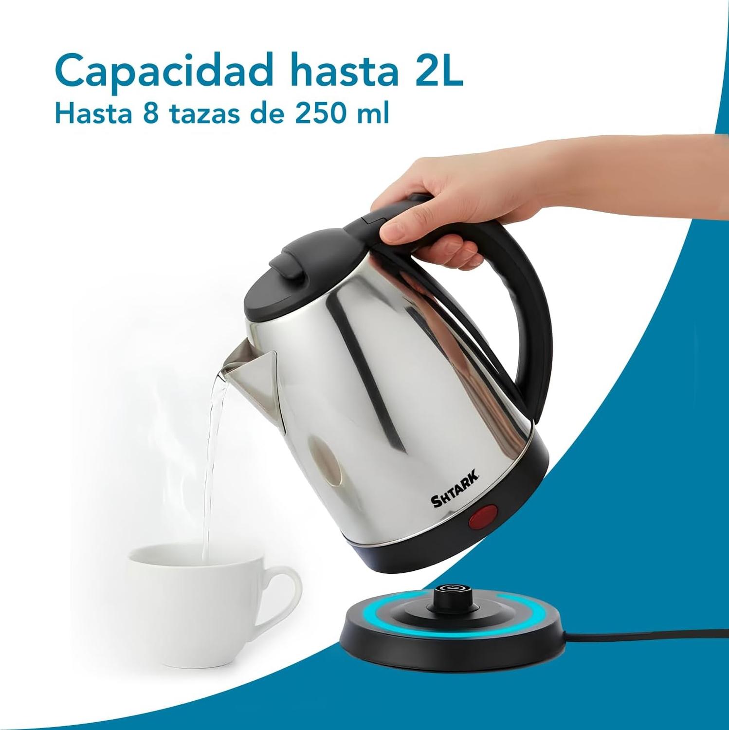 Hervidor Eléctrico Shtark SHTTAI2L Acero Inoxidable 2 L 1500 W — imagen 7