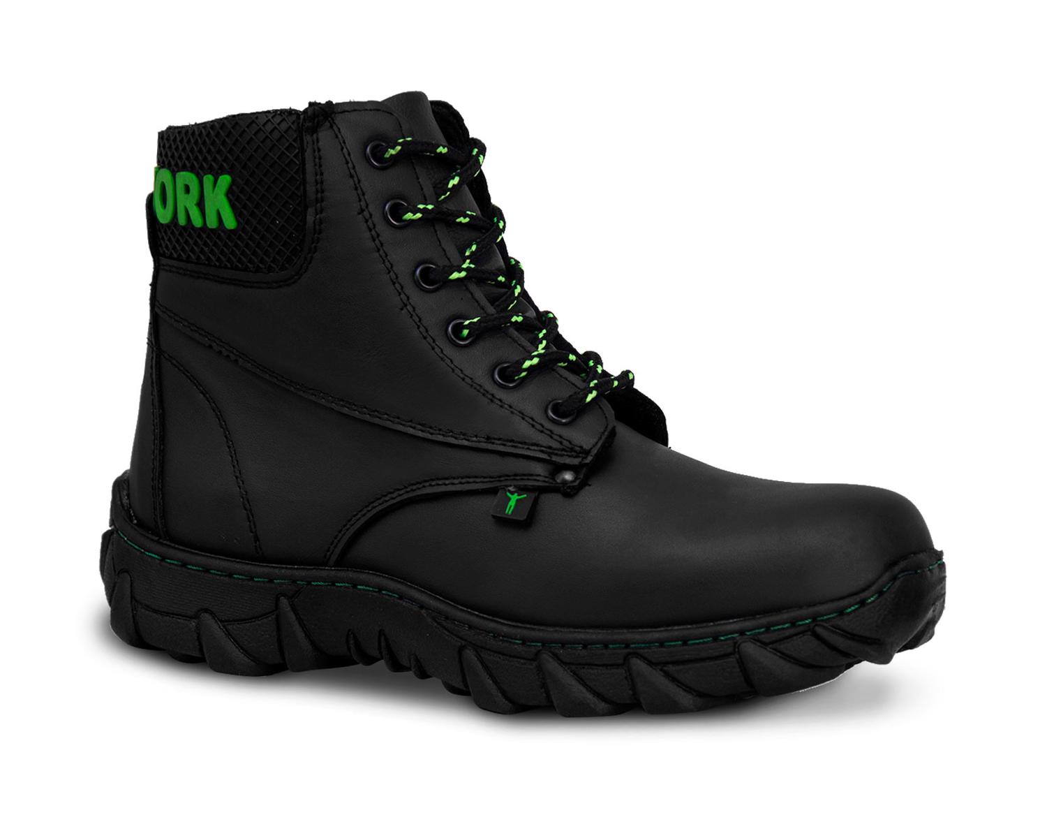 Botas industriales tacticas hombre trabajo Piel botin P03 — imagen 1