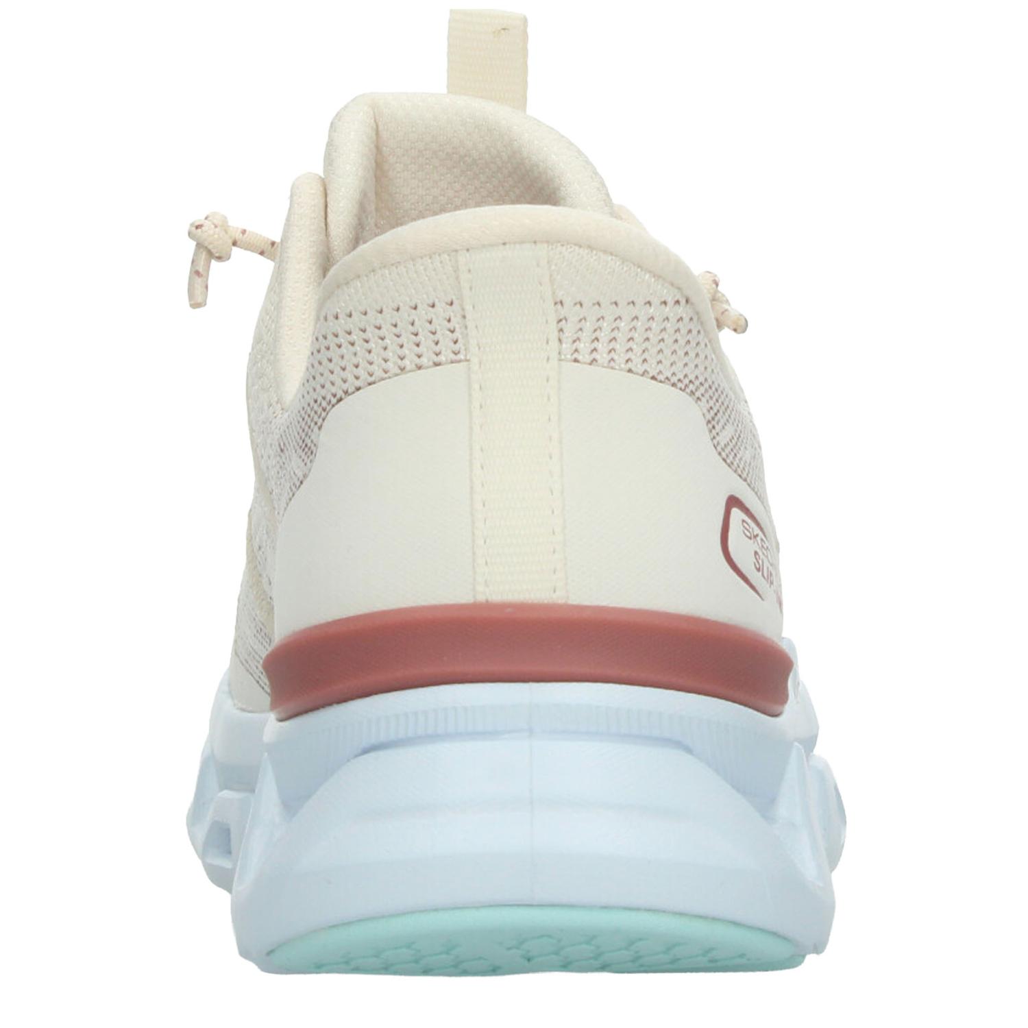 Tenis Dama Skechers Glide-Step Crema Deportivo Mujer — imagen 8