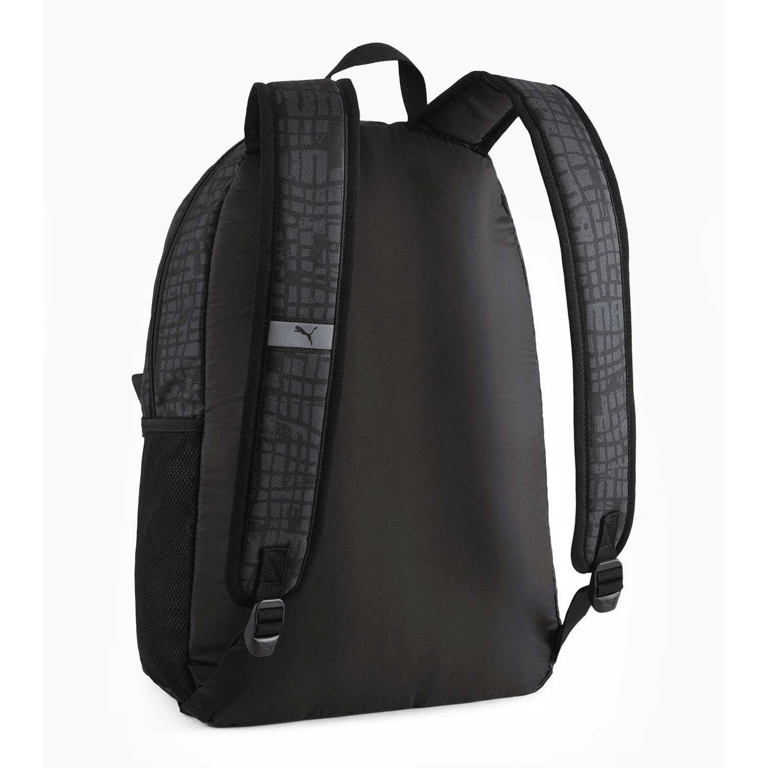 Mochila Hombre Puma Phase Negro Escolar Bolsillo lateral Caballero 20L — imagen 3
