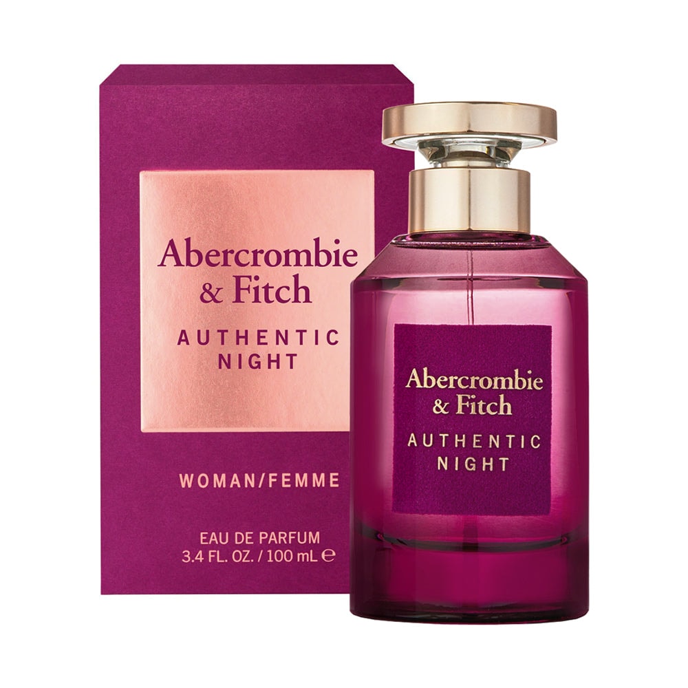 Perfume A&F Authentic Night 100 ml EDP Dama Mag — imagen 2