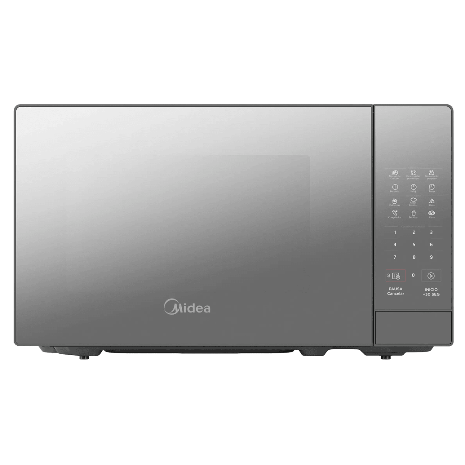 Horno Microondas Midea MMDR07S2MB 0.7 Pies Cúbicos Negro — imagen 1