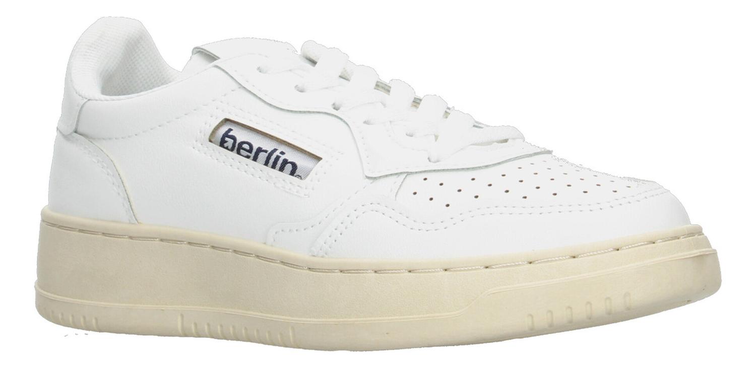Tenis Berlín Dama Cintas Plataforma Casual Blanco Mujer — imagen 2