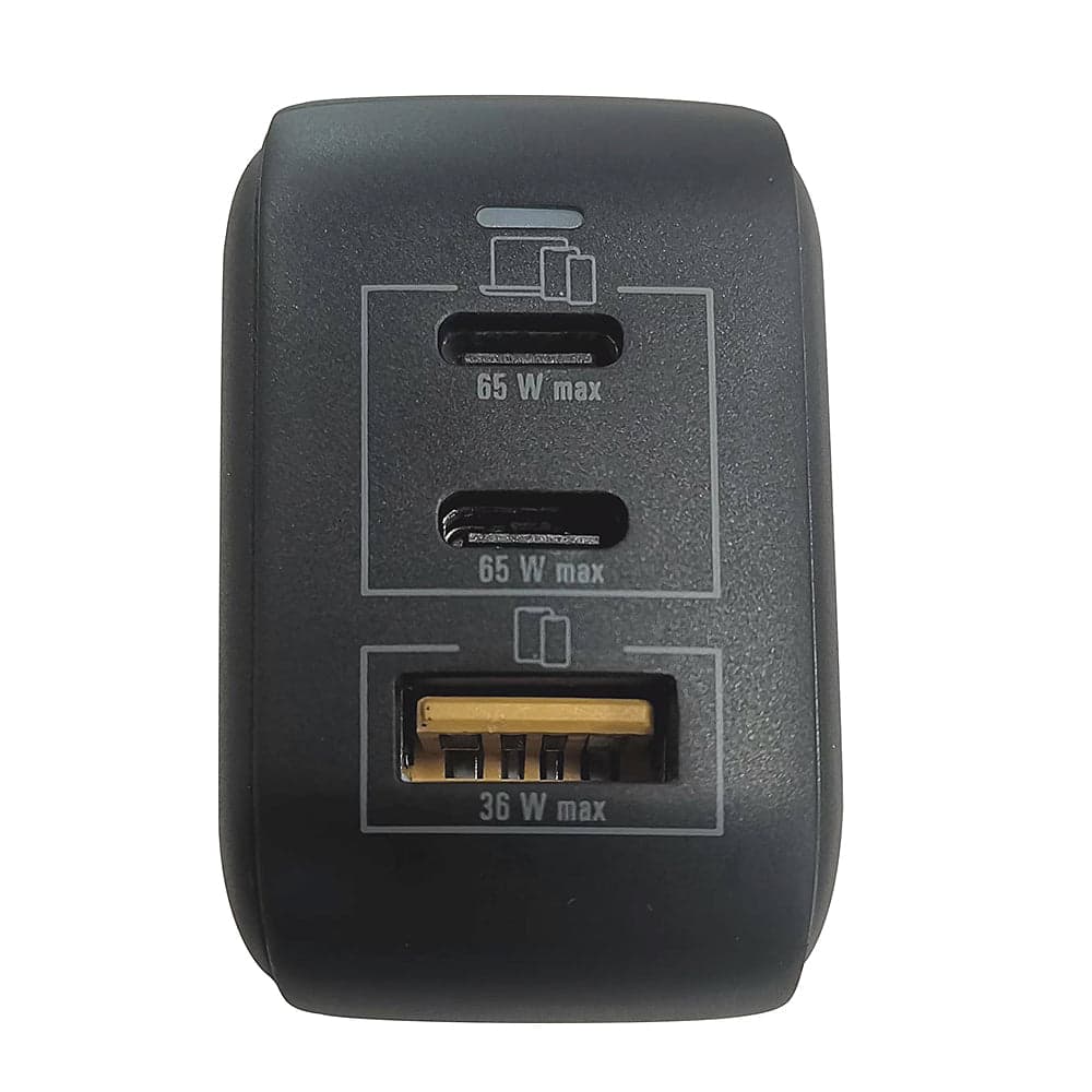 Cargador Pared GaN 65W 3 Salidas + Adaptadores UK/EU/AU Carga Ultra Rápida — imagen 4