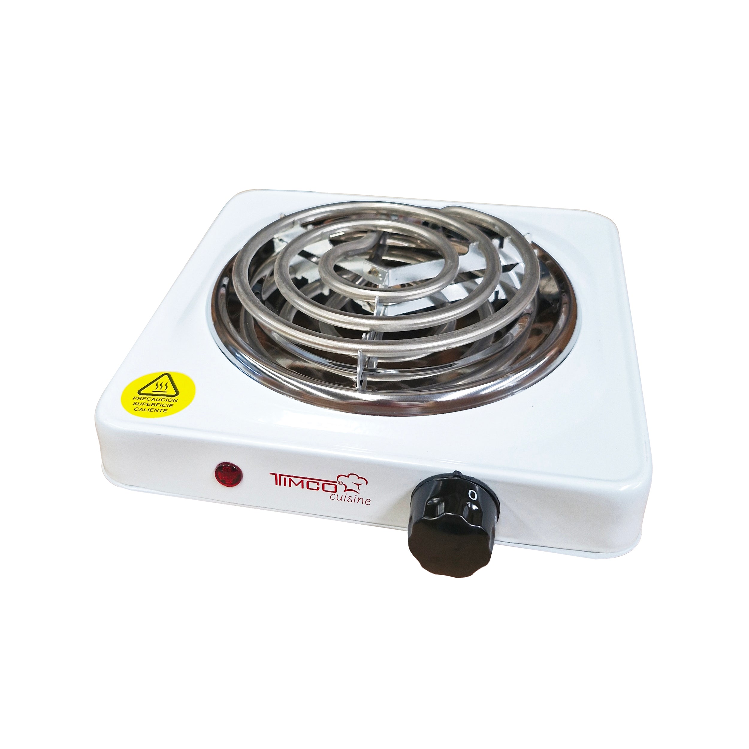 Parrilla Eléctrica 1 Quemador con Termostato Color Blanco Timco PE-01 — imagen 3