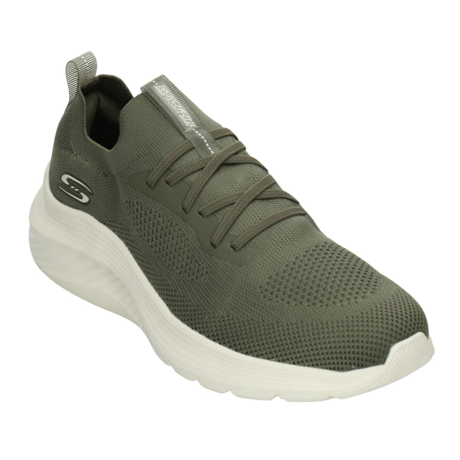Tenis Skechers Hombre Deportivo Slip On Olivo Caballero — imagen 4