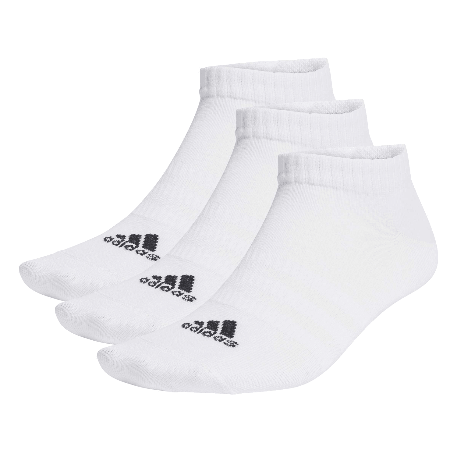 Calcetines Adidas Sportswear 3 Pares Deportivo Blanco Unisex — imagen 1