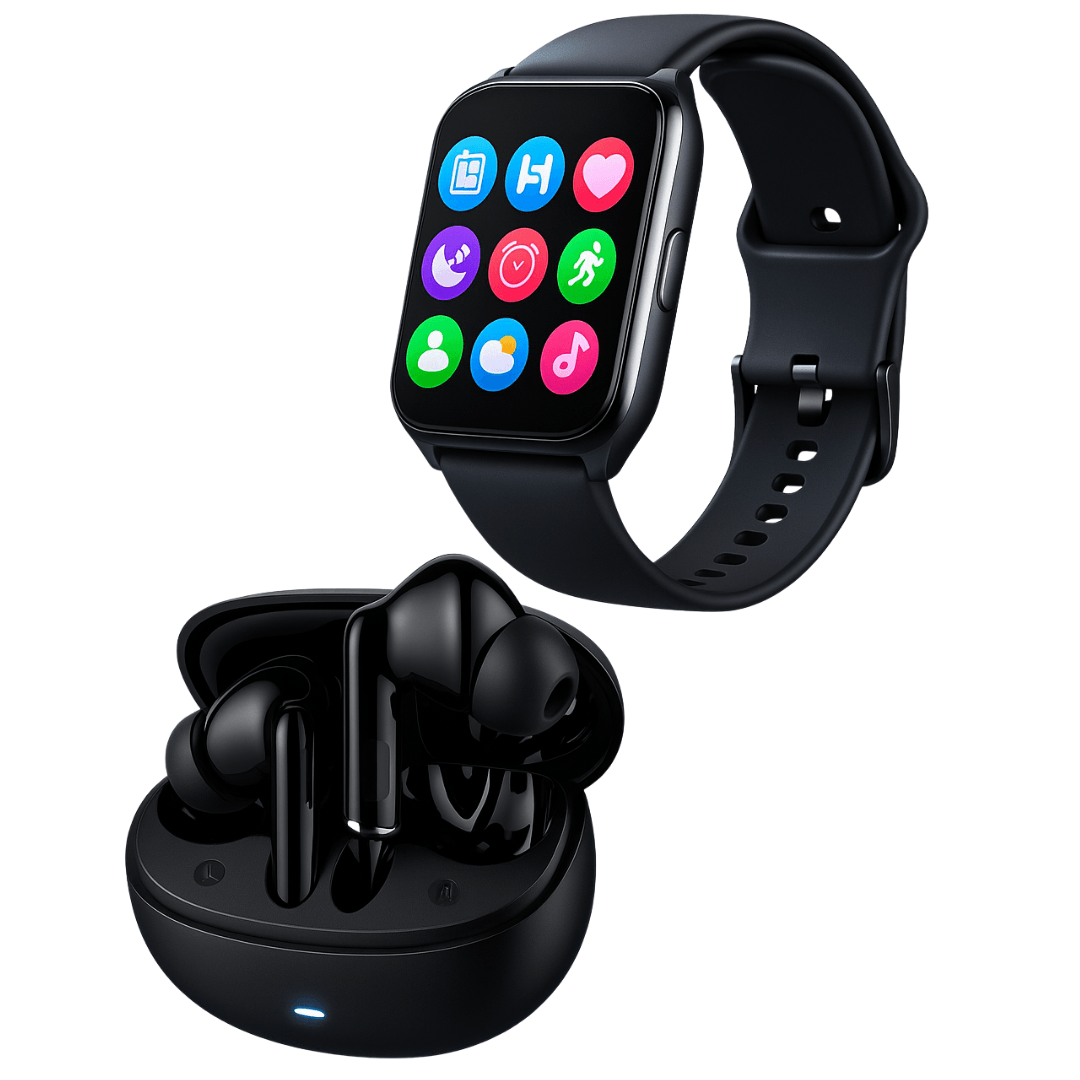 Smartwatch Filwans GTS Mini + Audífonos Inalámbricos G-TIDE L42 Doble Conectividad y Sonido Premium — imagen 4