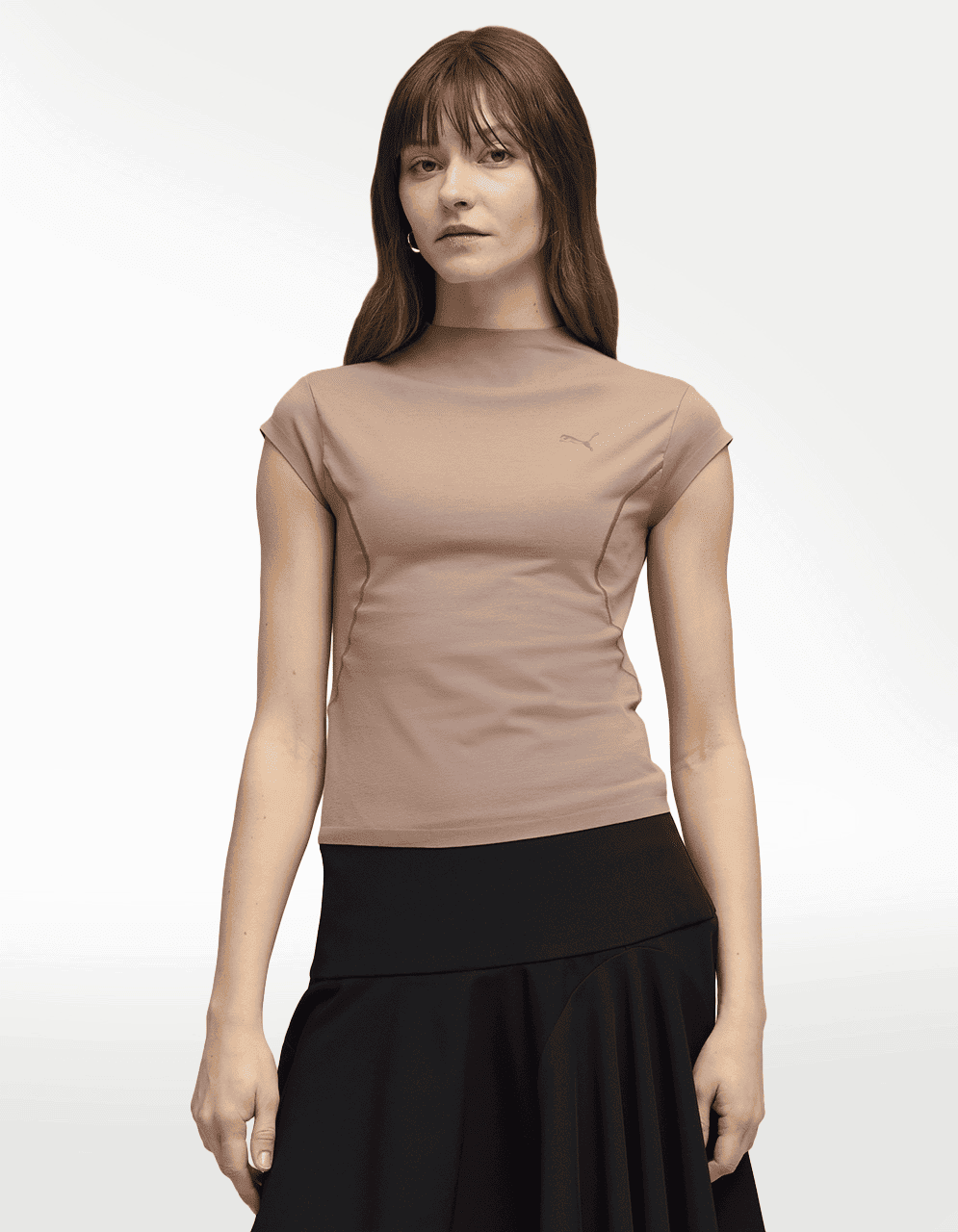 Playera Puma Pumatech Sense Dryce Café - Mujer — imagen 2