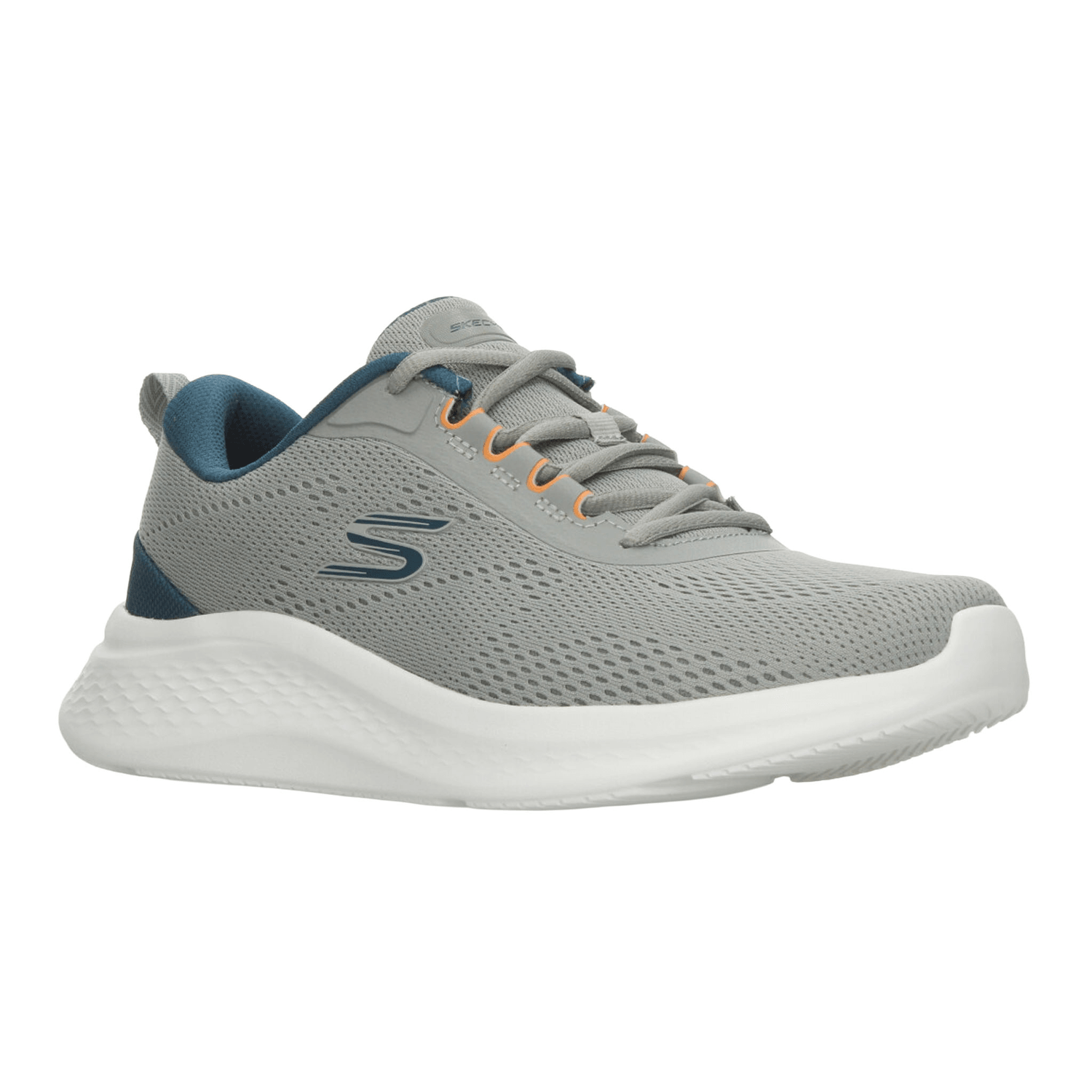 Tenis Hombre Skechers Lite Weight Gris Deportivo Caballero — imagen 3