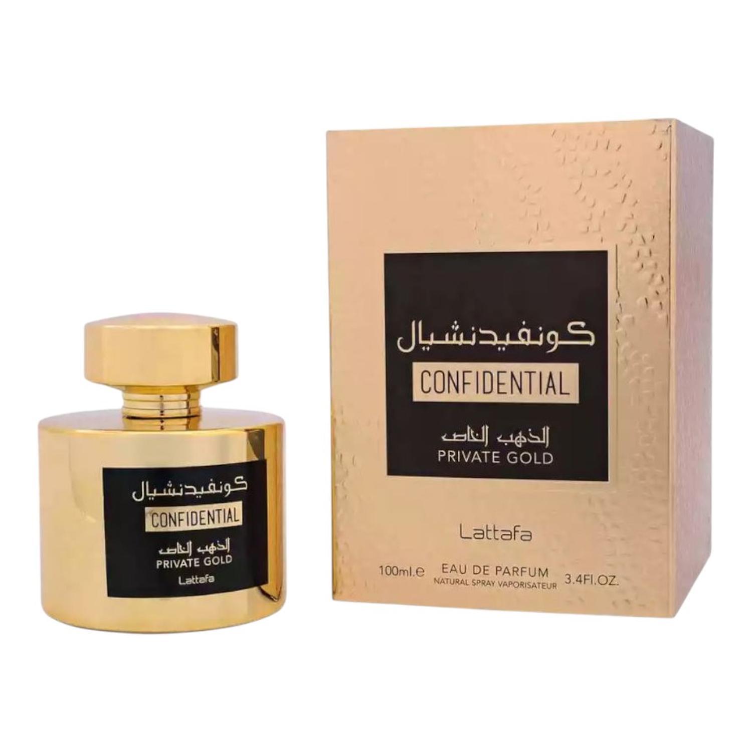 LATTAFA CONFIDENTIAL PRIVATE GOLD EDP 100 ML — imagen 3