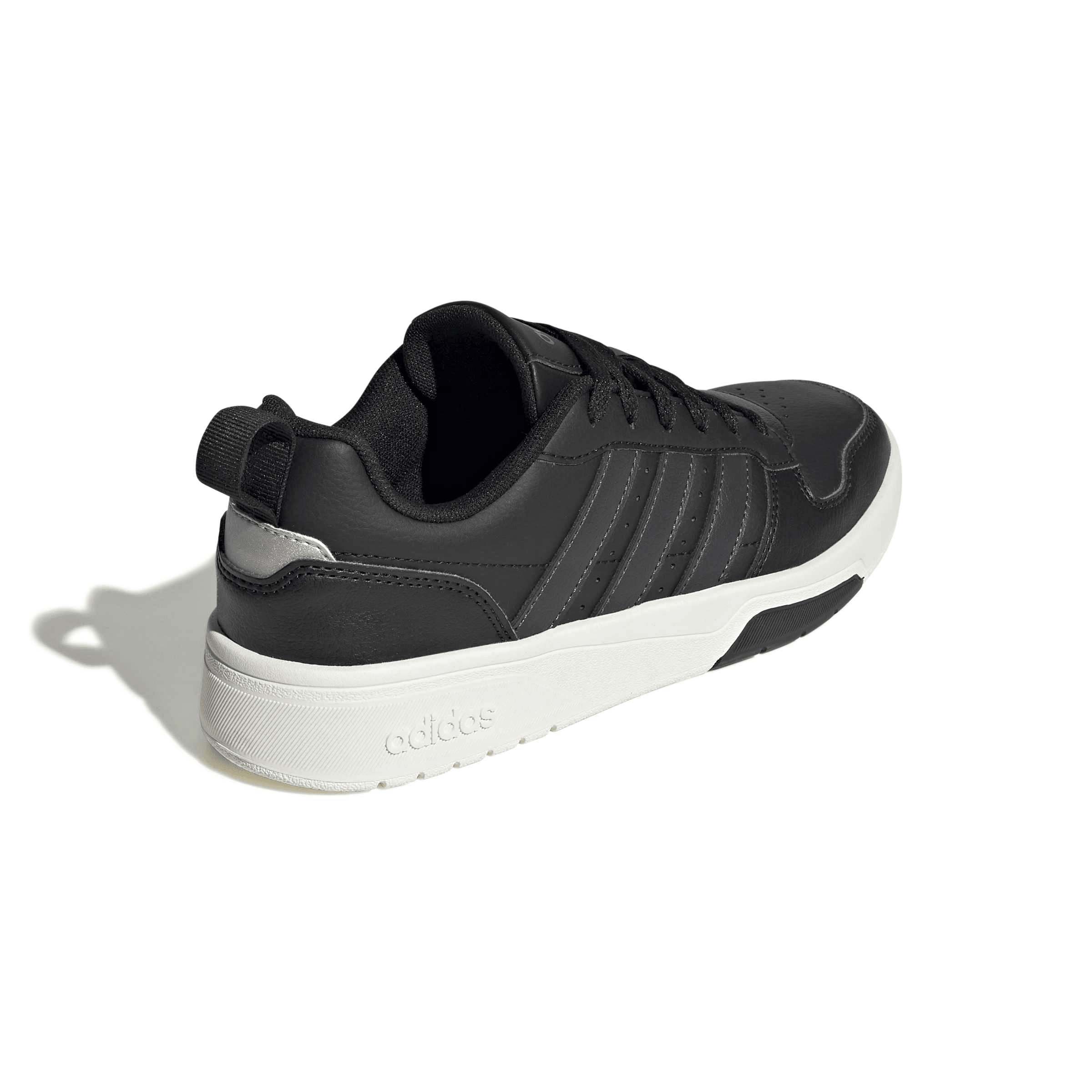 Tenis Adidas Courtwave Core Dama Casual Cintas Negro Mujer — imagen 11